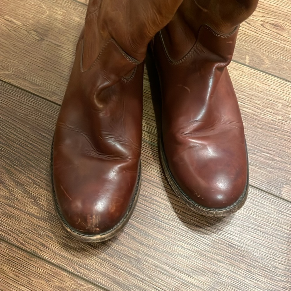 Frye Women's Brown Heeled Boots - Picture 10 of 10